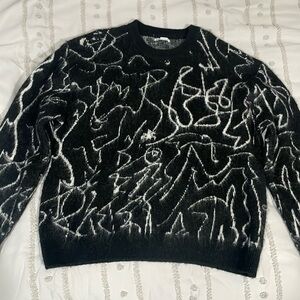 Black and white Zara Sweater